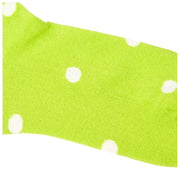 Roka Wimbledon Crew Socks - Lime Green Dot