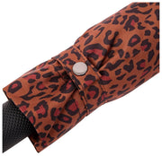 Roka Waterloo Recycled Nylon Umbrella - Mini Leopard Brown