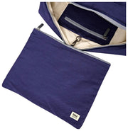 Roka Somerset Large Cotton Canvas Baby Bag - Navy Blue