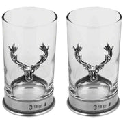 english-pewter-company-8-34-double-stag-highball-spirit-glass-set---silverclear-34311197
