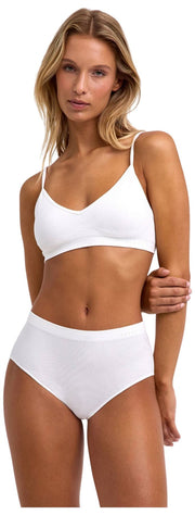 Falke Daily Seamless Bustier Bralette - White