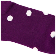 Roka Wembley Ankle Socks - Purple Dot