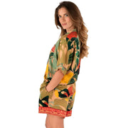 powder-exotic-leaves-short-pyjamas---greenbeigeyellow-35503759