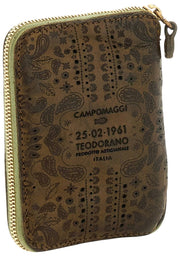 Campomaggi Floriana Laser Cashmere Purse - Military Green