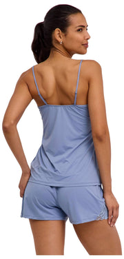 Falke Delicate Touch Chemise Top - Blue Steel