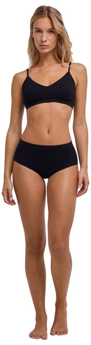 Falke Daily Seamless Bustier Bralette - Black