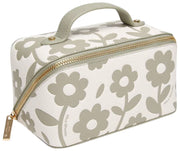 Alice Wheeler London Floral Mini Train Case - Pistachio Green