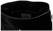 Vivienne Westwood Lottie Suede Small Shoulder Bag - Black