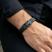 steel-barnett-harrison-thick-braided-leather-bracelet---black-edition-35896664