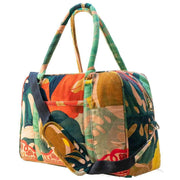 powder-exotic-leaves-luxe-weekend-bag---beigeredgreen-35503996