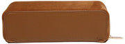 Alice Wheeler London Kensington Small Suede Train Case - Fudge Tan