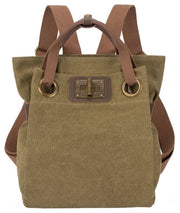 ZEDE Pont Des Arts Small Backpack - Olive Green