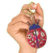 powder-lovely-ladybird-beaded-keyring---pink-34326356