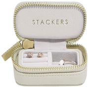 Stackers Zipped Large Travel Jewellery Box - Oatmeal