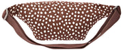 Roka Mill Hill Cotton Canvas Bum Bag - Brown Dot