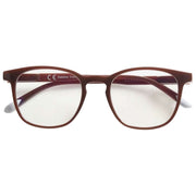Barner Dalston Glossy Blue Light Reading Glasses - Cocoa Brown
