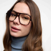 Barner Jake Glossy Blue Light Reading Glasses - Tortoise Brown