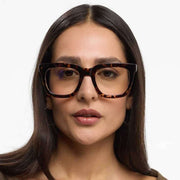 Barner Max Glossy Blue Light Reading Glasses - Tortoise Brown