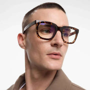 Barner Max Glossy Blue Light Reading Glasses - Tortoise Brown