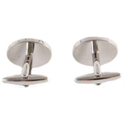 David Van Hagen Guilty Not Guilty Cufflinks - Grey/Black