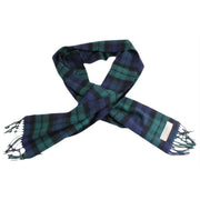 Locharron of Scotland Black Watch Modern Lambwool Scarf - Dark Green/Navy/Black