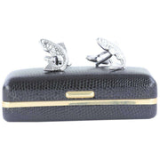 David Van Hagen Salmon Cufflinks - Silver