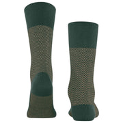 Falke Airport Herringstripe Socks - Hunter Green