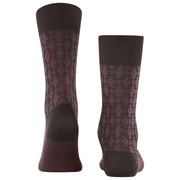 Falke Artwork Tie Socks - Dark Brown