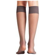 Falke Pure Matt 20 Denier Knee High Socks - Carbon Grey