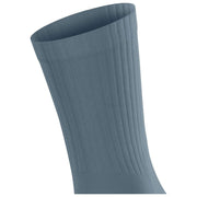 Falke Run Rib Crew Socks - Monument Blue