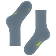 Falke Run Rib Crew Socks - Monument Blue