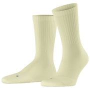 Falke Run Rib Crew Socks - Tender Yel Beige