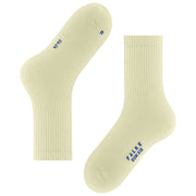 Falke Run Rib Crew Socks - Tender Yel Beige