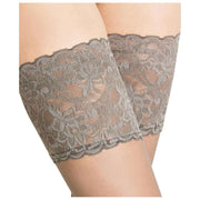 Falke Seidenglatt 15 Denier Stay Ups - Carbon Grey