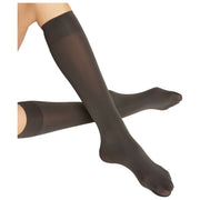 Falke Seidenglatt 40 Denier Knee High Socks - Carbon Grey