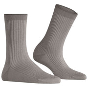 Falke Shiny Rib Socks - Pepper Grey