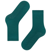 Falke Shiny Rib Socks - Sherwood Green