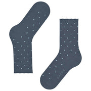 Falke Spike Dot Socks - Jeans Mel Blue