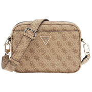 GUESS Meridian II Camera Bag - Latte Brown Logo