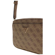GUESS Meridian II Camera Bag - Latte Brown Logo