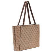 GUESS Noelle II Tote Bag - Latte Brown Logo