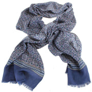 Bassin and Brown Elm Neat Circles Scarf - Navy/Green