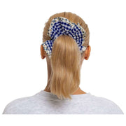 Moon Nude Spring Scrunchie - Blue/White/Green