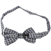 Knightsbridge Neckwear Bow Tie and Cummerbund Set - Black/Grey