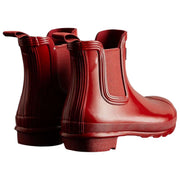 Hunter Original Gloss Chelsea Boots - Military Red