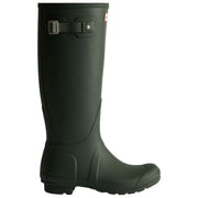 Hunter Original Tall Tartan Lined Wellington Boots - Dark Olive Green
