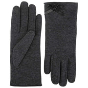 Isotoner Bow Detail Thermal Smartouch Gloves - Grey