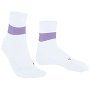 Falke RU Compression Stabilizing Running Socks - Woolwhite/Lilac