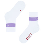 Falke RU Compression Stabilizing Running Socks - Woolwhite/Lilac