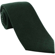 Michelsons of London Plain Wool Tie - Green